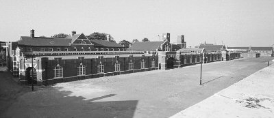 Drill Hall viewed from Upper Pembroke, looking NE