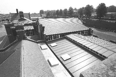 Looking east from eastern tower