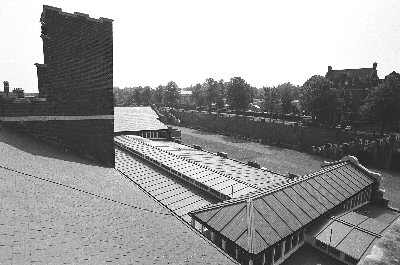 Looking east from western (clock) tower