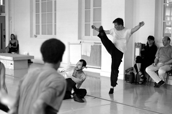 Hamlet rehearsal, August 2003