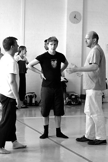 Hamlet rehearsal, August 2003