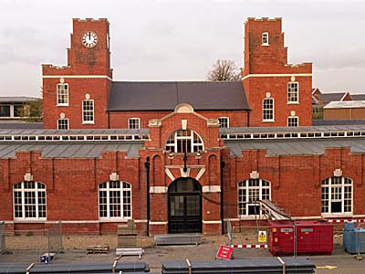 Drill Hall viewed from Upper Pembroke, looking N