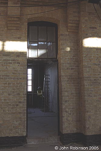 Entrance to training suite from Drill Hall