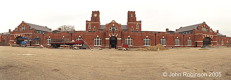 Parade Ground, looking north towards Drill Hall